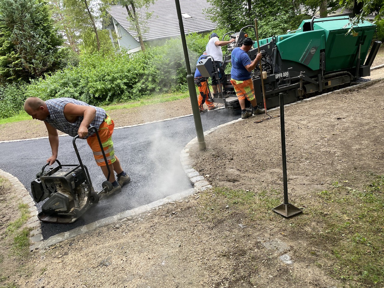 Projekt Straßenbau - Wirtschaftsweg-Sanierung